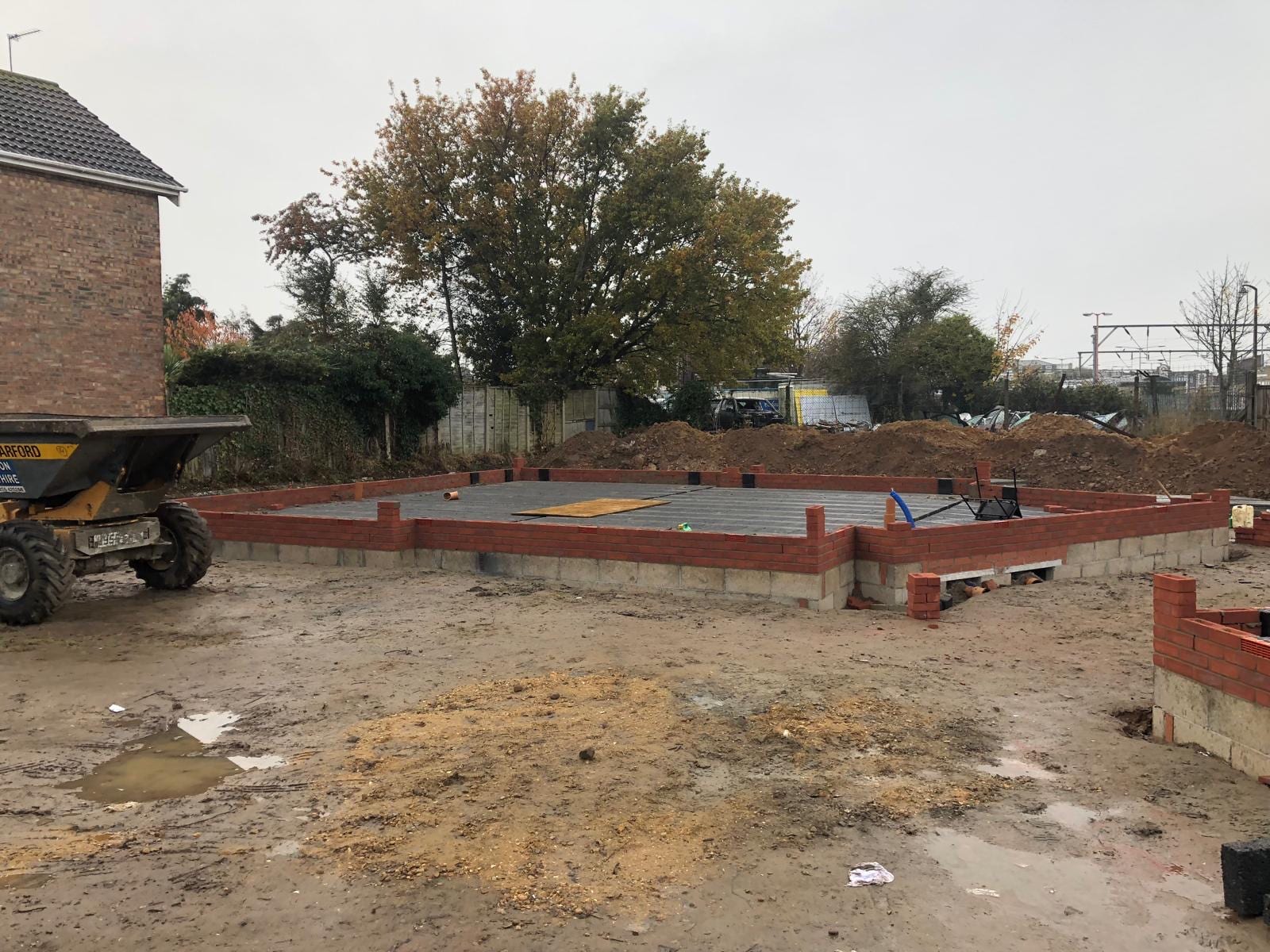 New build development, Clacton-on-Sea, site photograph 2