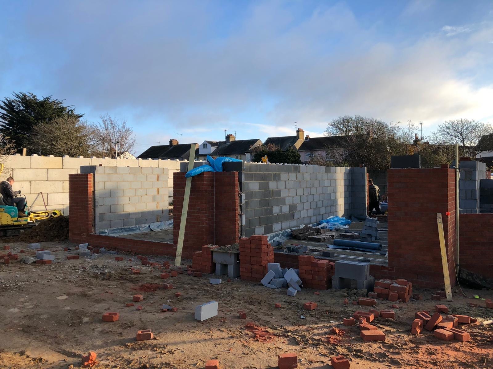 New build development, Clacton-on-Sea, site photograph 3