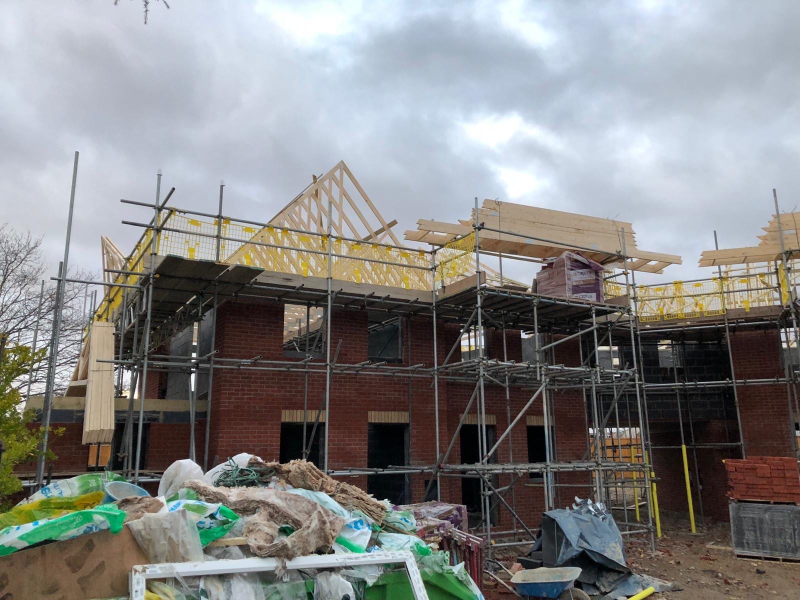 New build development, Clacton-on-Sea, site photograph 4