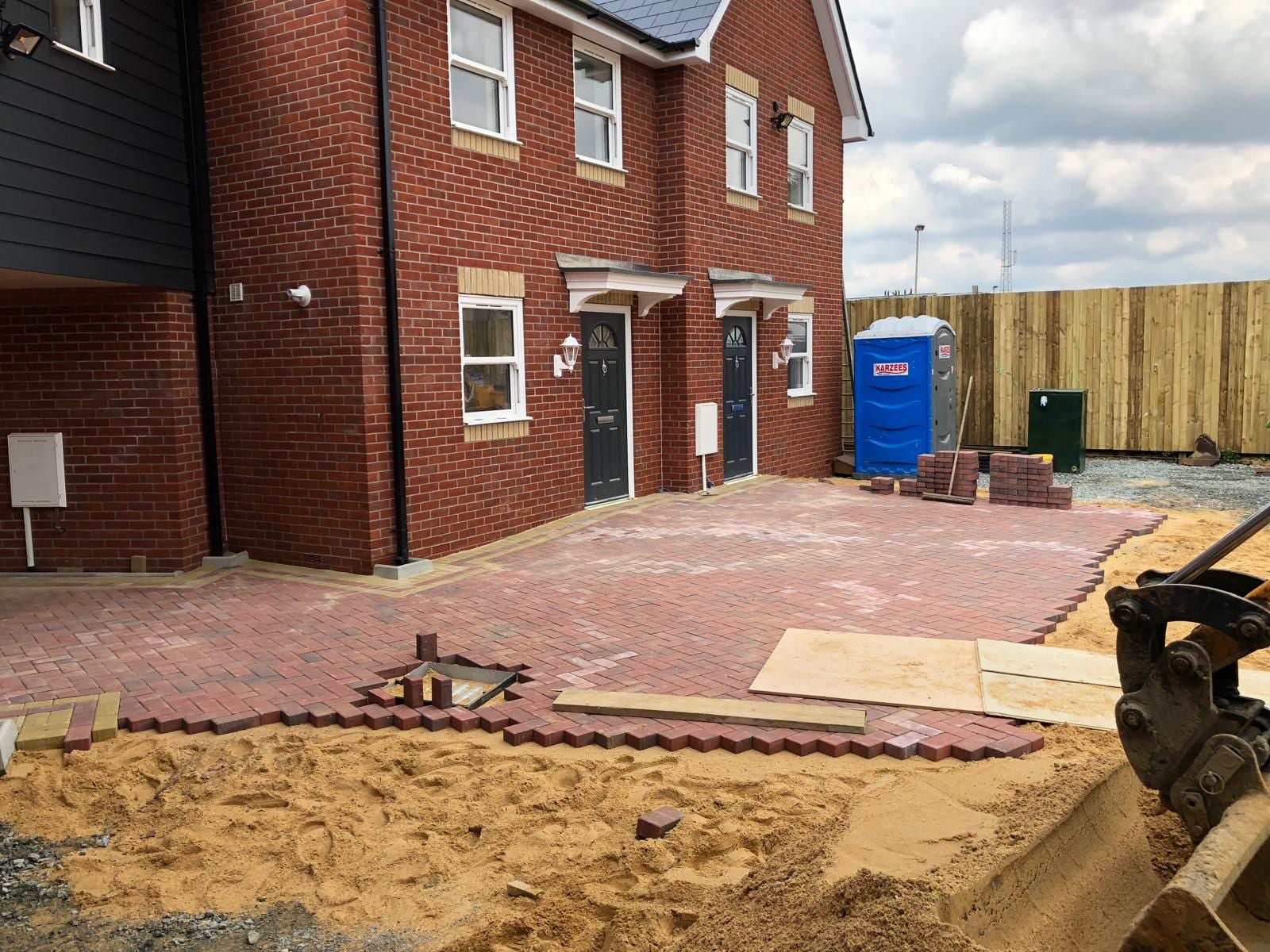 New build development, Clacton-on-Sea, site photograph 8