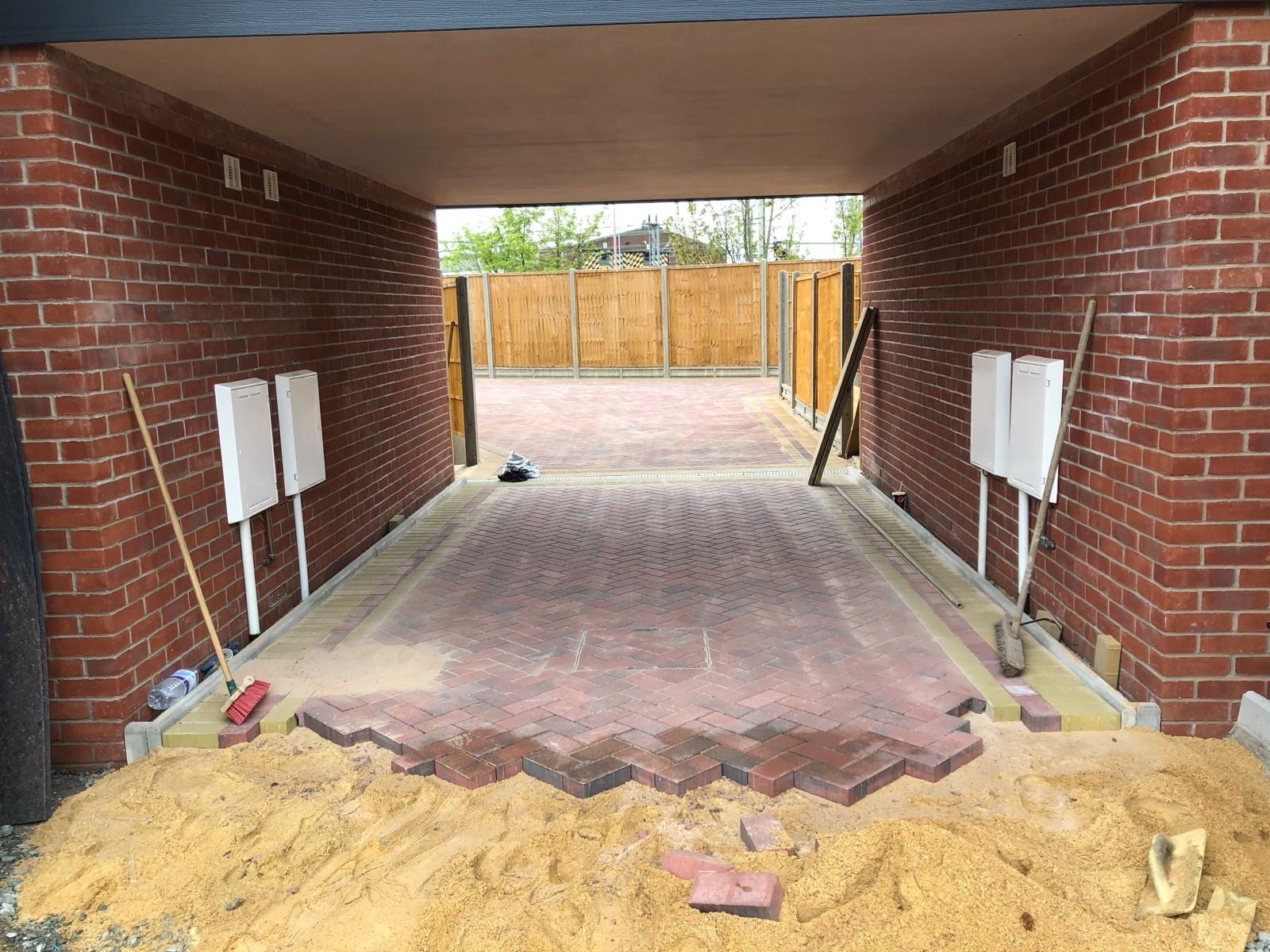 New build development, Clacton-on-Sea, site photograph 9