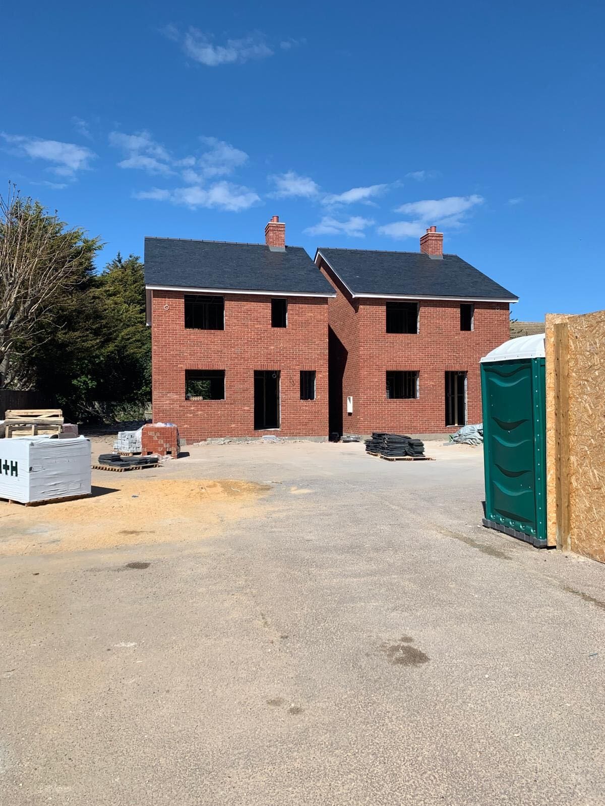 New build homes, Colchester, site photograph 2