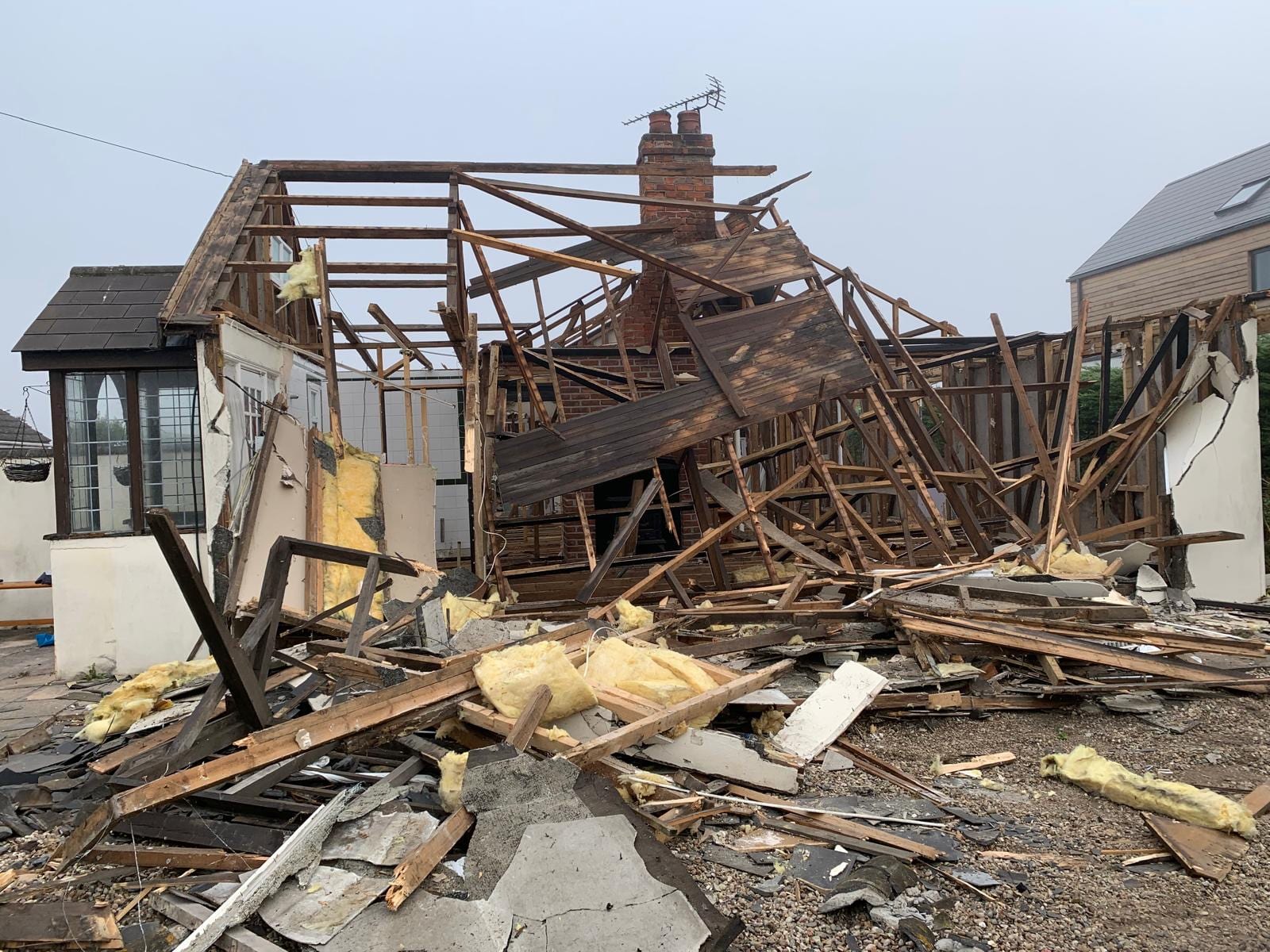 Demolition and new build, St Osyth, site photograph 1