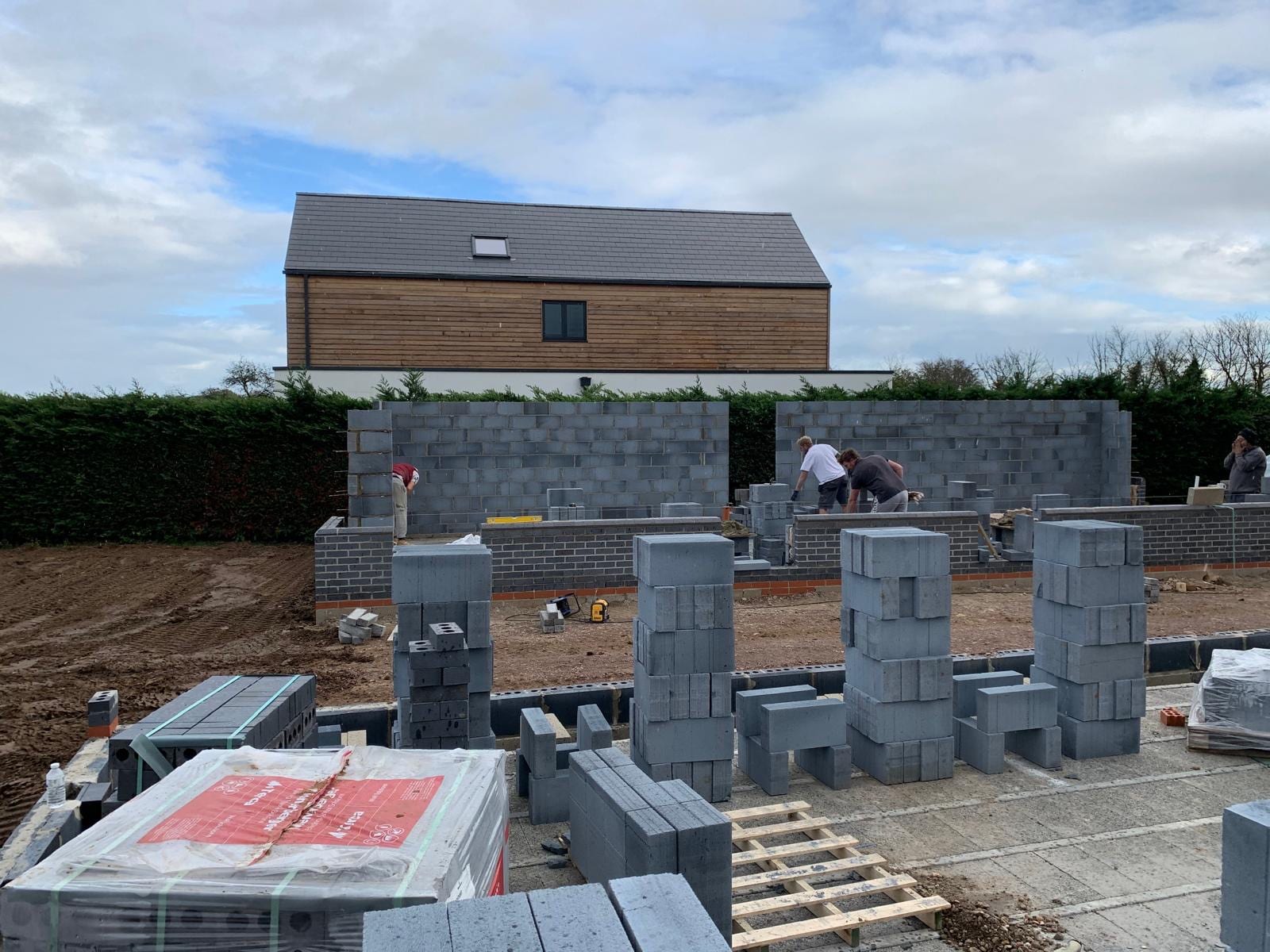 Demolition and new build, St Osyth, site photograph 5