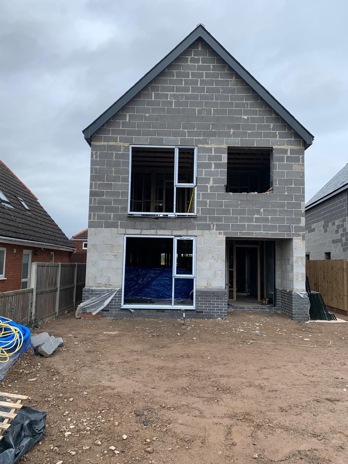 Demolition and new build, St Osyth, site photograph 6