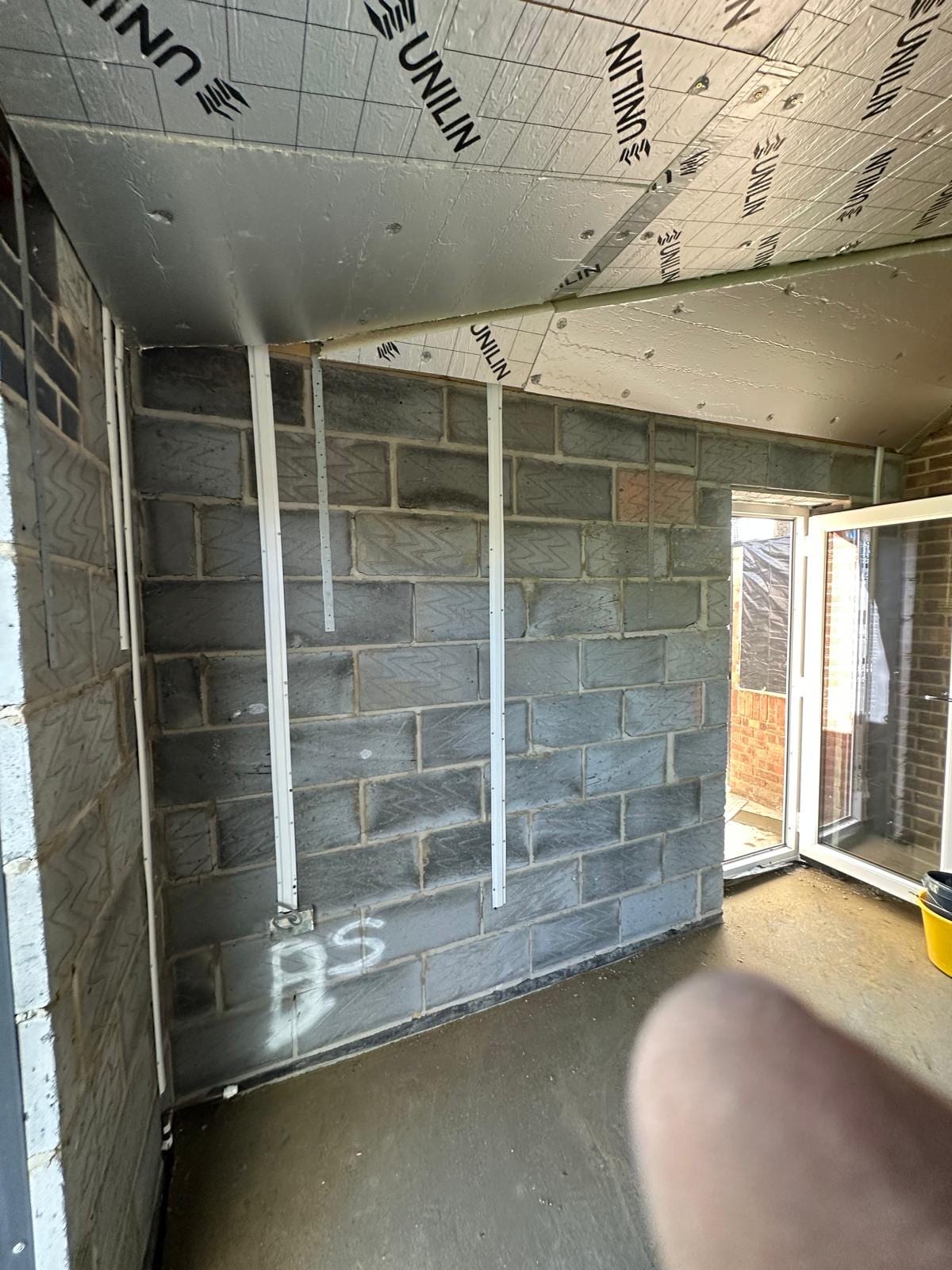 Single storey rear extension, Brentwood, site photograph 1