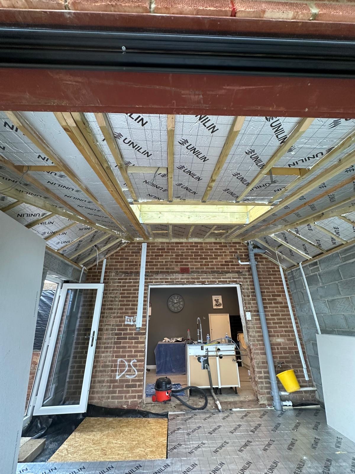 Single storey rear extension, Brentwood, site photograph 3