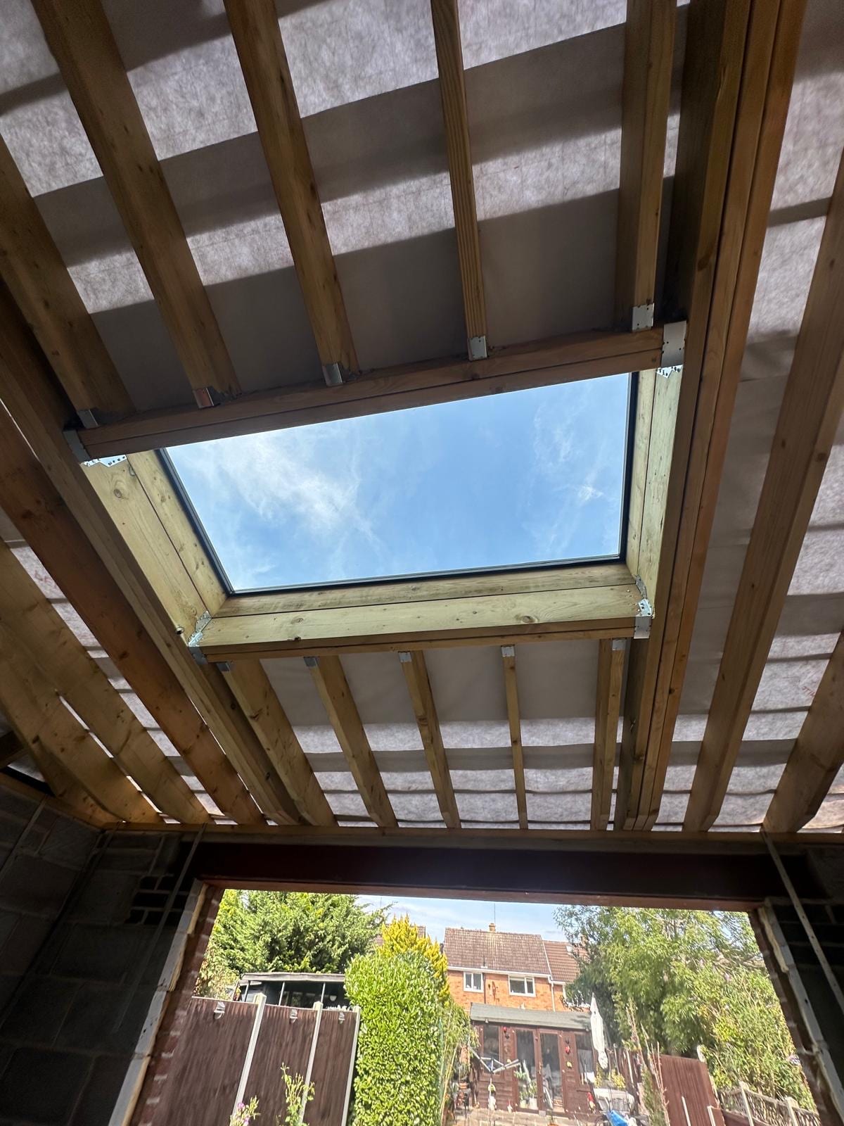 Single storey rear extension, Brentwood, site photograph 4